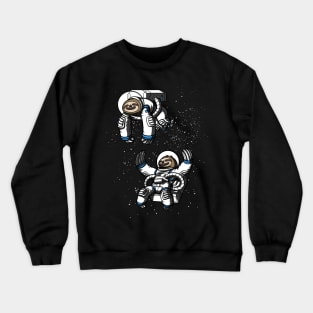 Space Sloths Astronauts Crewneck Sweatshirt